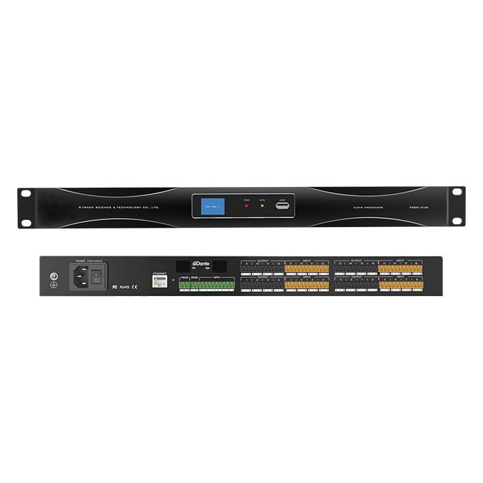 16 in 16 Out digitale audioprocessor met scherm