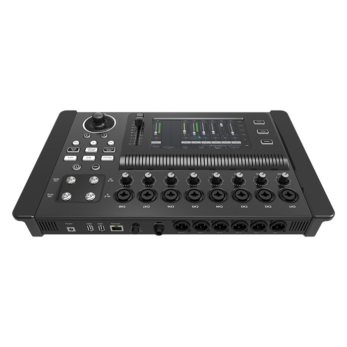 16 in 8 uit digitale mixer