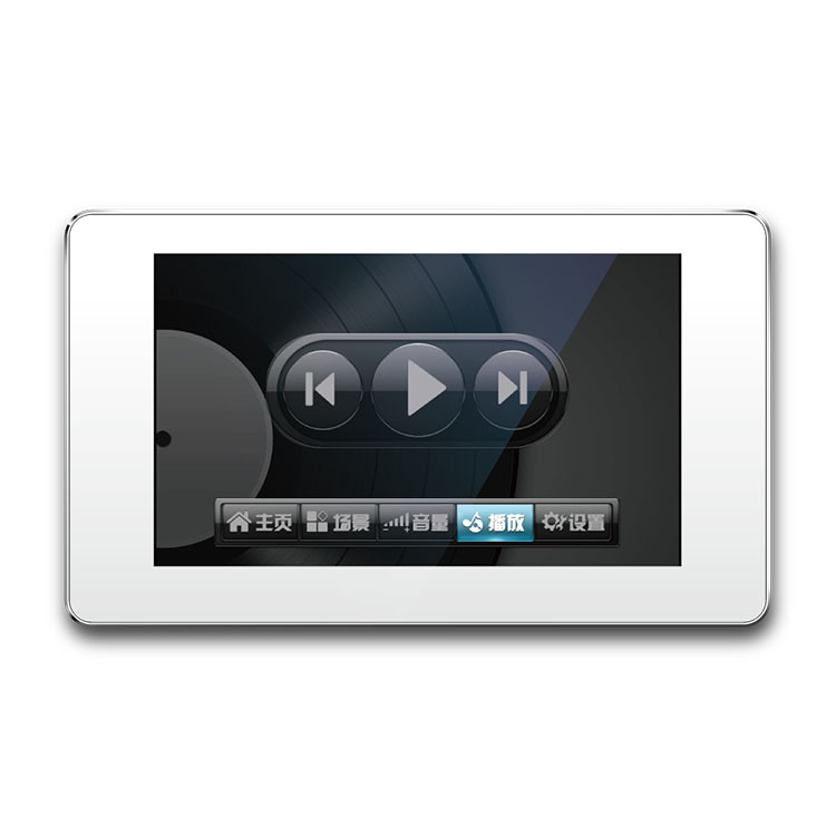 5-inch LCD Touch Screen Netwerk Volume-besturing Wandplaat