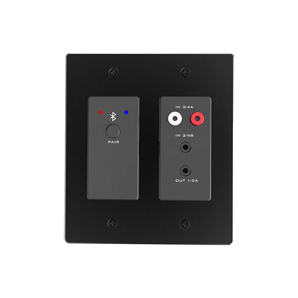 Dante 4 Ch Bluetooth Wall Plate Network Audio -interface